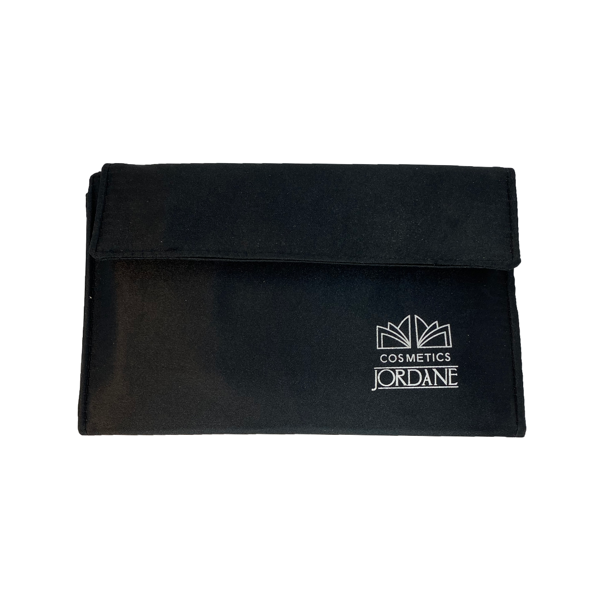 12 Pieces Satin Pouch Brush Set Black (eyes)