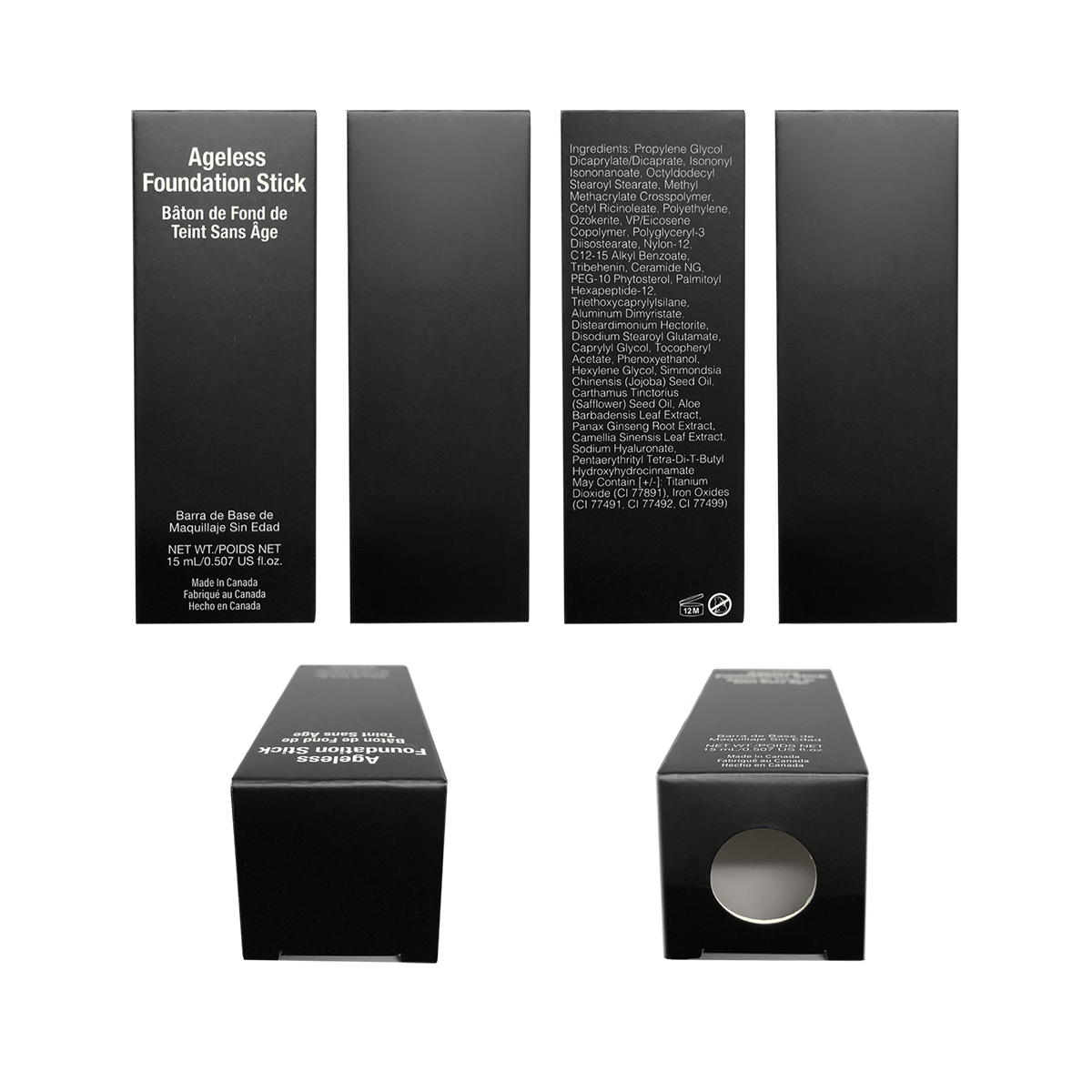 Professional Black Box - Ageless Foundation - 15 mL （32 mmX 32 mm X 90 mm）