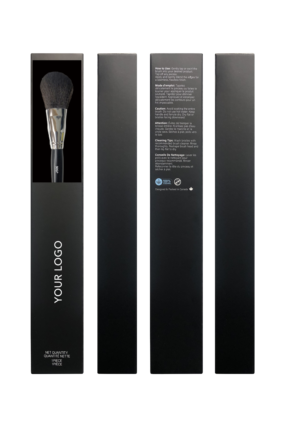 J506 Tapered Large Powder Brush w Box