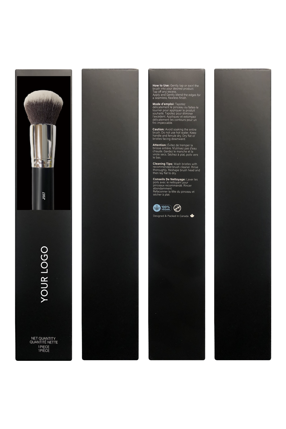 J507 Round Buffer Brush w Box