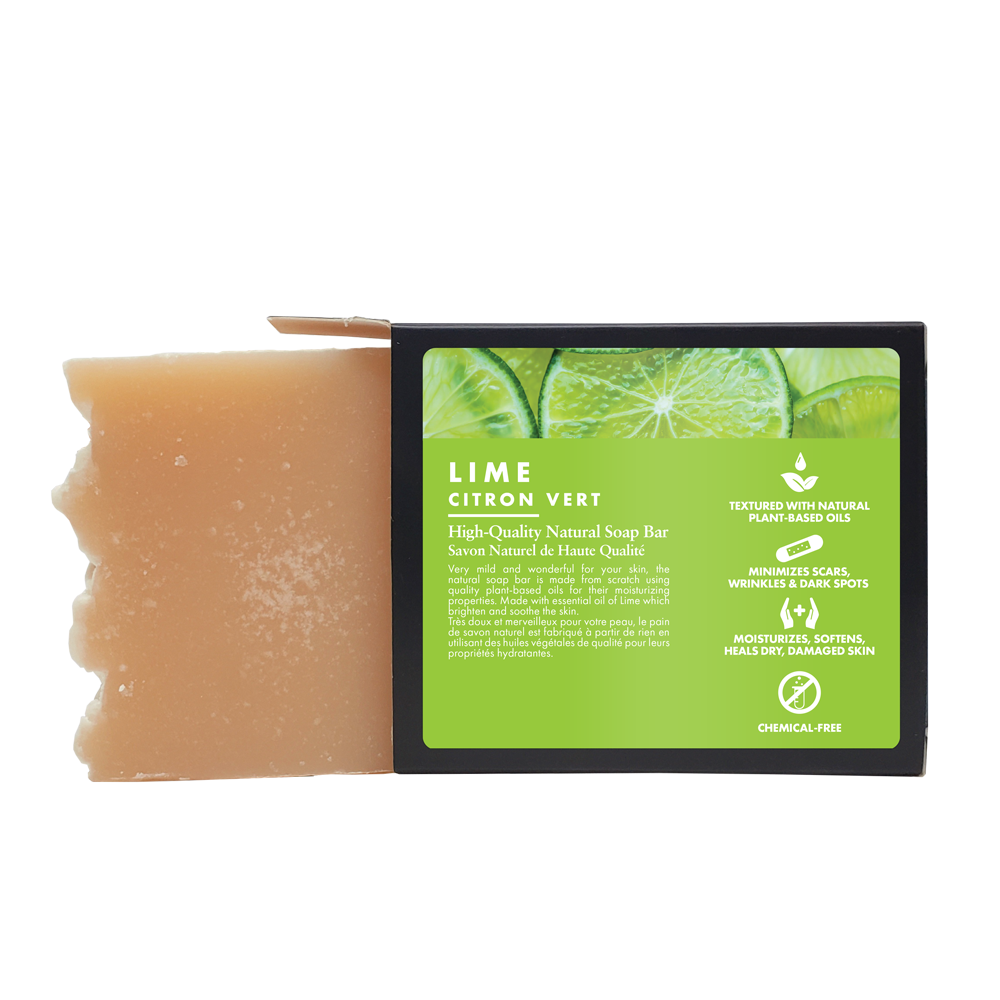 All Natural Soap Lime Citron  Bar- 120g