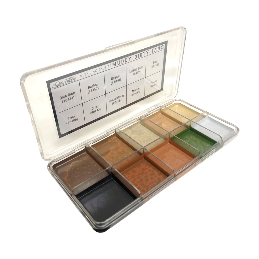 Alcohol Detailing Palette -  Muddy Dirty Tang - Large