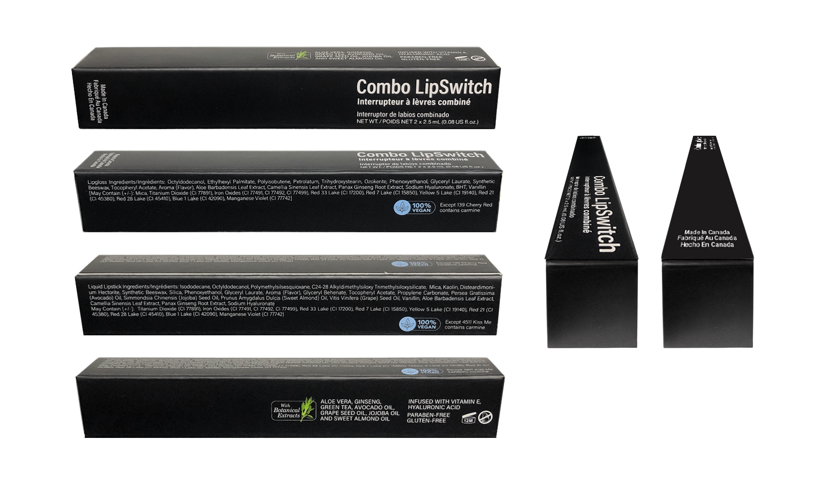 Professional Black Box - Lip Switch Combo