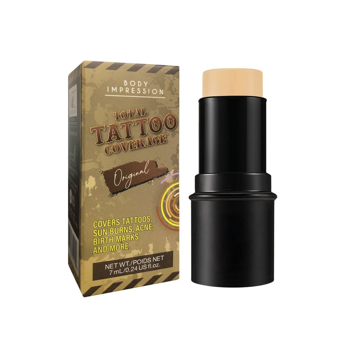 Stick - Total Tattoo Cover - Tan 7 mL