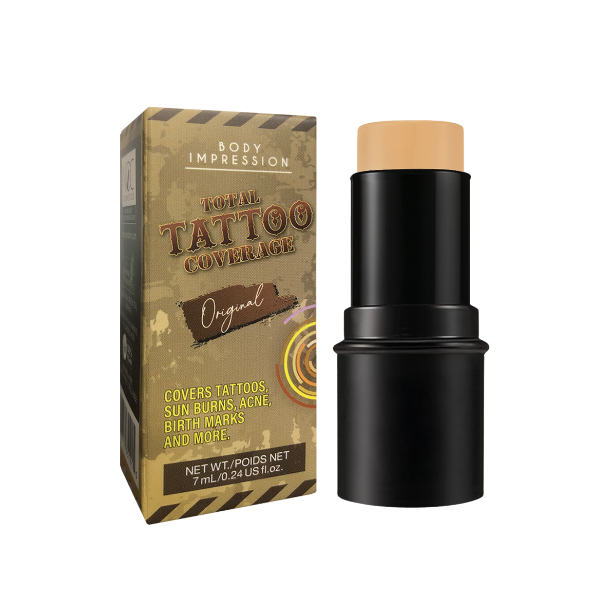 Stick - Total Tattoo Cover - Rose Bisque 7 mL