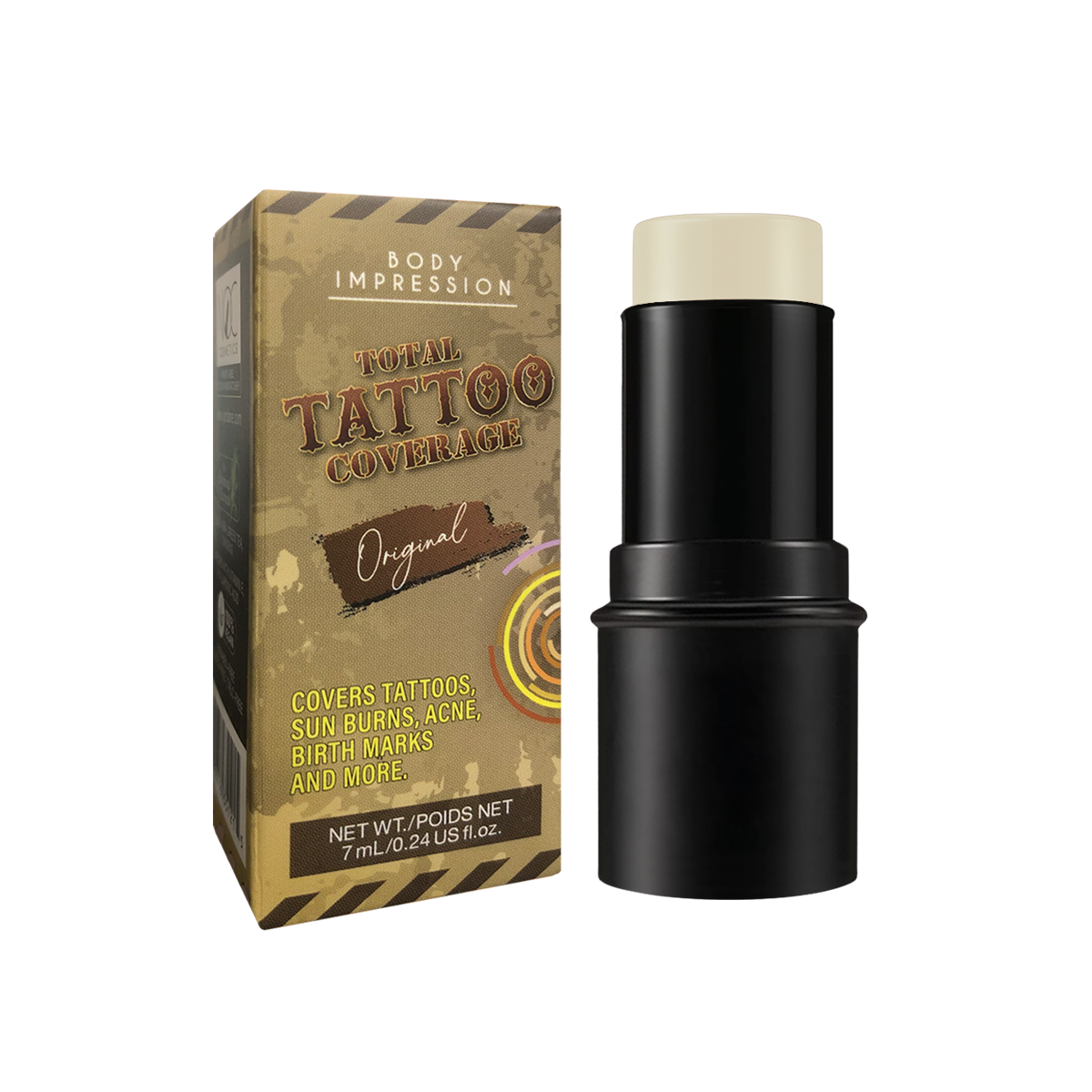 Stick - Total Tattoo Cover - Light Ivory mL