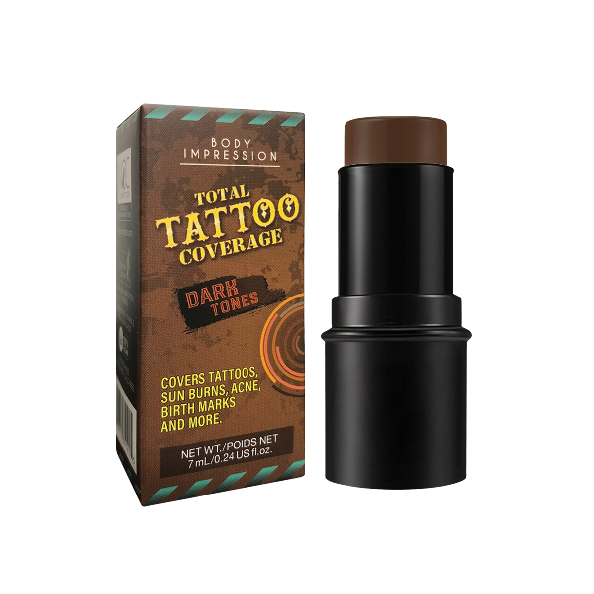Stick - Total Tattoo Cover - Brunette 7 mL