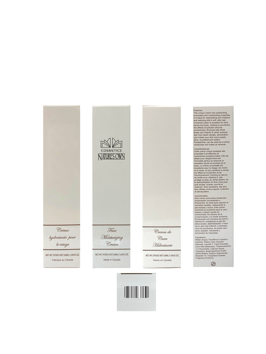Professional White Box - Face Moisturizing Cream - 50 mL