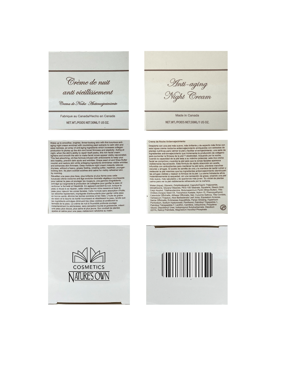 Professional White Box - Anti-Aging Night Cream - 30 mL