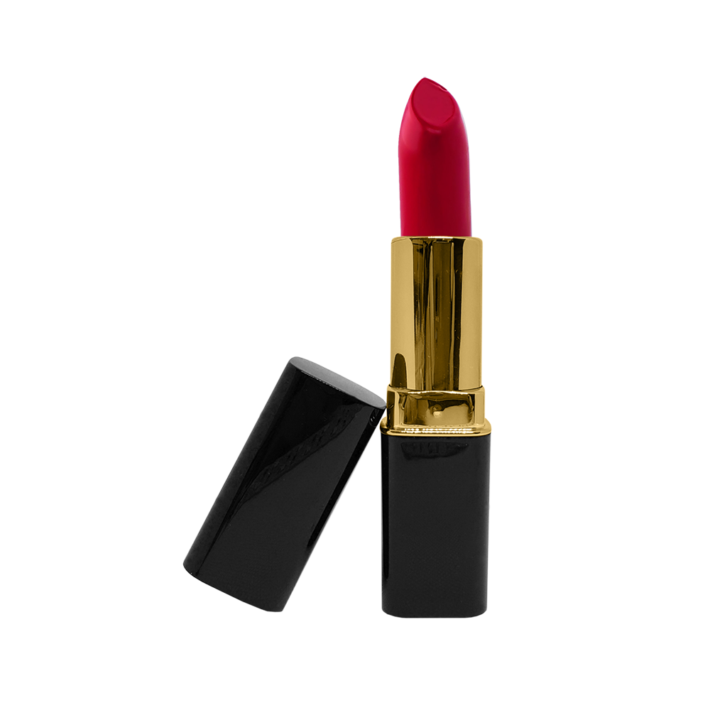 Lipstick - Raspberry Red - C - Gold Trim