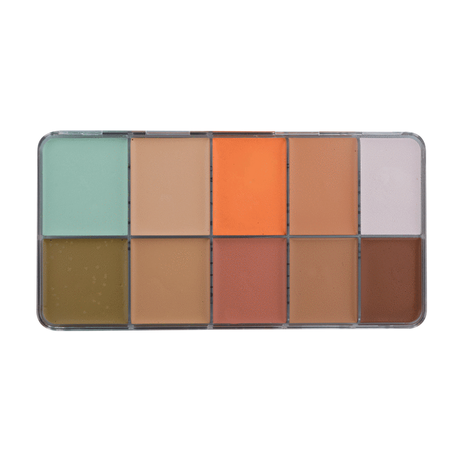 HD Cream Foundation Corrector Plus Palette (10)